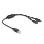 DeLOCK 61061 tastatūras / peles adapteris no USB 2.0 A tipa uz PS/2, melnā krāsā
