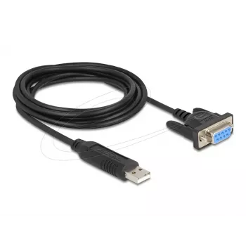 DeLOCK 67382 USB 2.0 uz RS-232 DB9 seriālais adapteris 1.8 m
