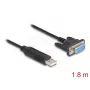 DeLOCK 67382 USB 2.0 uz RS-232 DB9 seriālais adapteris 1.8 m