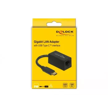DeLOCK 66043 USB-C uz Gigabit LAN adapteris SuperSpeed USB 3.2 Gen 1