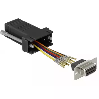 DeLOCK 66165 Dzimuma mainītājs DB9 uz RJ-45