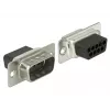 DeLOCK 66166 Kabeļa dzimuma mainītājs Sub-D uz RJ-45