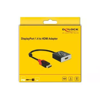 Aktīvs DisplayPort 1.4 uz HDMI adapteris DeLOCK 65207