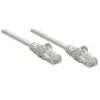 Intellinet tīkla vads, Cat6, 15m, Pelēks, CCA, U/UTP, PVC, RJ45, zeltīti kontakti, aizsargvāciņš, ar aizsargapvalku, mūža garantija