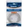 Intellinet tīkla vads, Cat6, 15m, Pelēks, CCA, U/UTP, PVC, RJ45, zeltīti kontakti, aizsargvāciņš, ar aizsargapvalku, mūža garantija