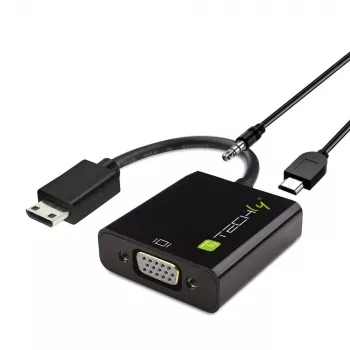 Techly Pārveidotājs HDMI Mini C uz VGA IDATA HDMI-VGA4