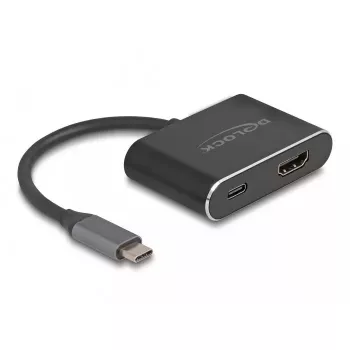 DeLOCK USB-C adapteris uz HDMI 8K HDR ar Power Delivery 100W