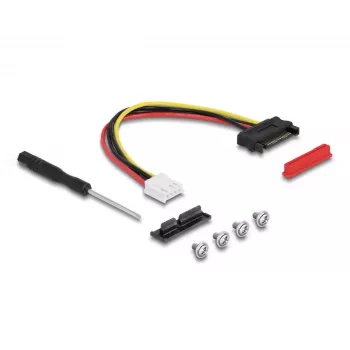 DeLOCK M.2 Key A+E uz PCIe x1 NVMe adapteris ar 20 cm leņķa kabeli