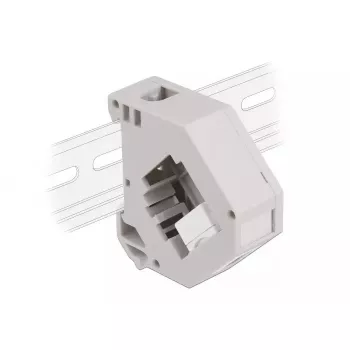 Keystone modulis DELOCK 87163 — USB A uz USB A, pelēks/balts, 60.1×59.4×21.6 mm