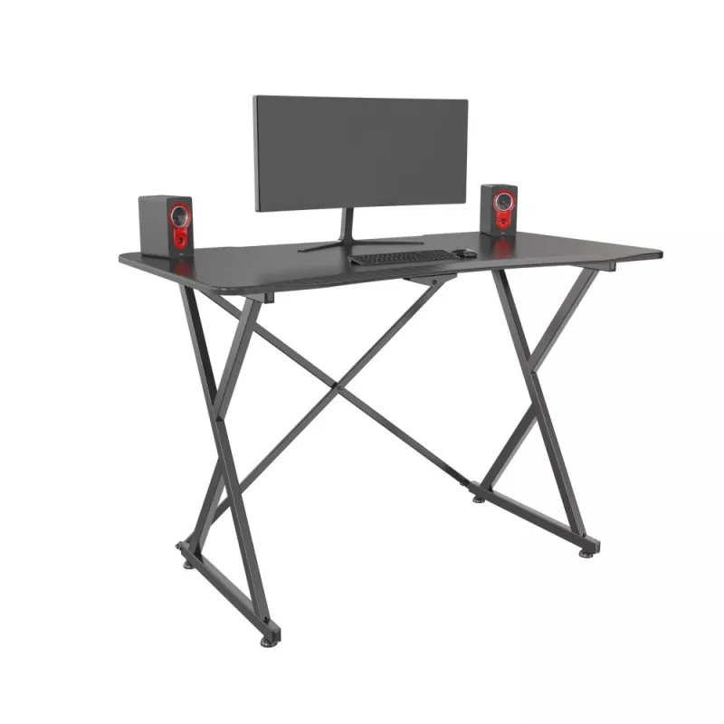 Techly Gaming Galds Ar Leņķveida Ergonomisku Malu Melns