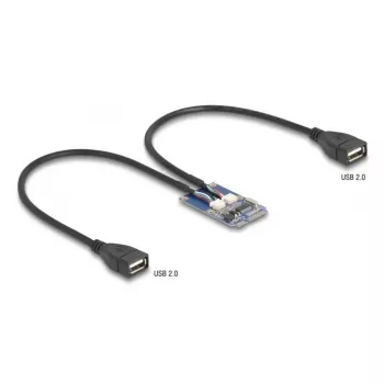 DeLOCK 64346 iekšējais USB 2.0 adapteris Mini PCI Express vīriešu