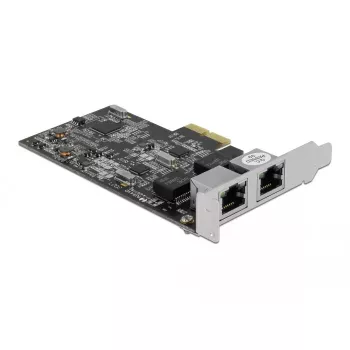 DeLOCK PCI Express x2 karte uz 2 x RJ45 2.5 Gigabit LAN RTL8125