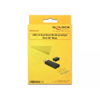 DeLOCK 12463 WLAN USB adapteris 867 Mbit/s