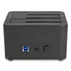 DeLOCK 64332 Doku stacija USB 3.2 Gen 1 HDD SSD 2.5 3.5 Melna