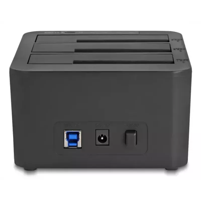 DeLOCK 64332 Doku stacija USB 3.2 Gen 1 HDD SSD 2.5 3.5 Melna