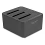 DeLOCK 64332 Doku stacija USB 3.2 Gen 1 HDD SSD 2.5 3.5 Melna