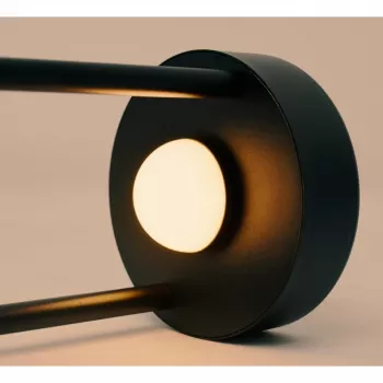 Techly I-LAMP-TABLE1 galda lampa LED, melna