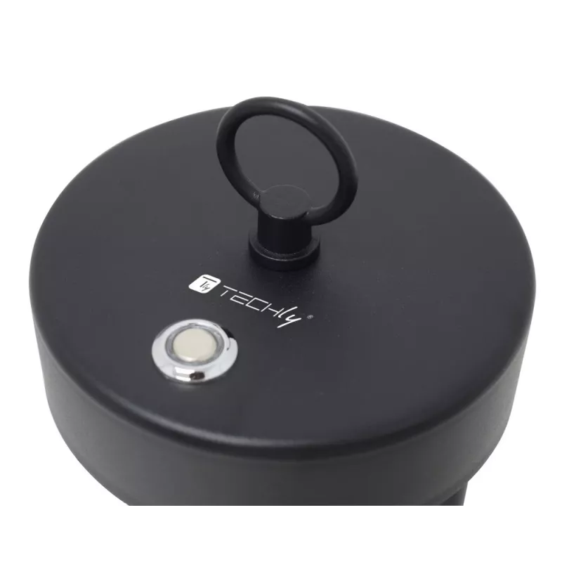 Techly I-LAMP-TABLE1 galda lampa LED, melna
