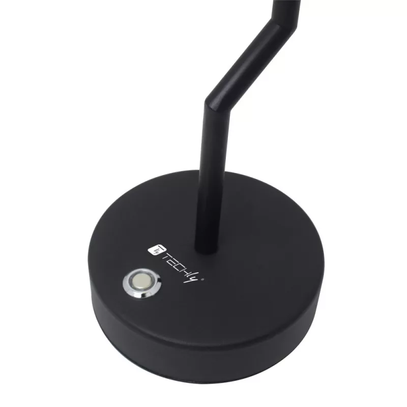 Techly I-LAMP-TABLE2 galda lampa 2 W LED Melna, Balta