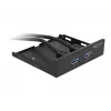 DeLOCK 63994 Melns 3.5 inch priekšējais panelis ar 2 USB 3.0 portiem