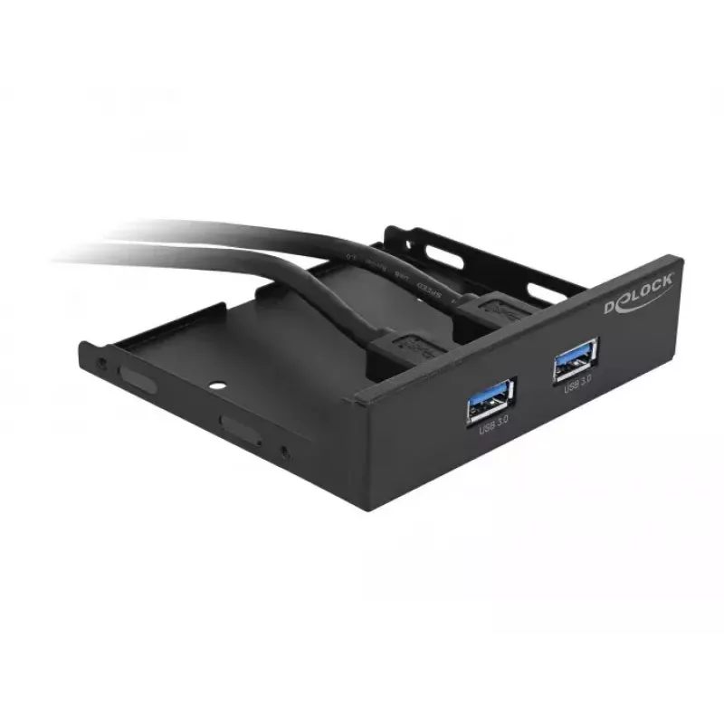 DeLOCK 63994 Melns 3.5 inch priekšējais panelis ar 2 USB 3.0 portiem