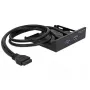 DeLOCK 63994 Melns 3.5 inch priekšējais panelis ar 2 USB 3.0 portiem