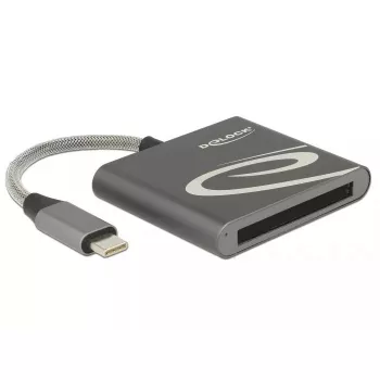 Karšu lasītājs DeLOCK 91745 USB 3.2 Gen 1 Type-C Melns Sudrabs
