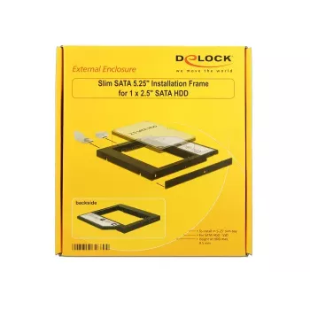 Bezela panelis DeLOCK 62669 13.3 cm (5.25 collu)