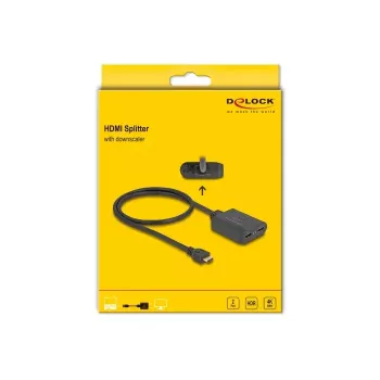DeLOCK HDMI Sadalītājs 1 x HDMI ieeja uz 2 x HDMI izeja 4K 60 Hz