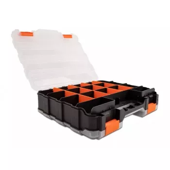 Uzglabāšanas kaste DeLOCK 18417 Taisnstūra Plastmasa Melna Oranža 270x320x80mm