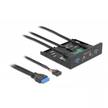 DeLOCK priekšējais panelis 3.5 collu USB 3.2 Gen 1 2 x USB Type-A HD-Audio