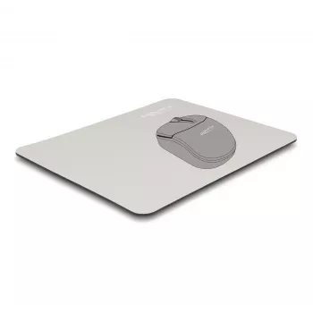 DeLOCK 12147 Pelēks 180x220 mm Gumijas Neslīdošs Peles Paliktnis