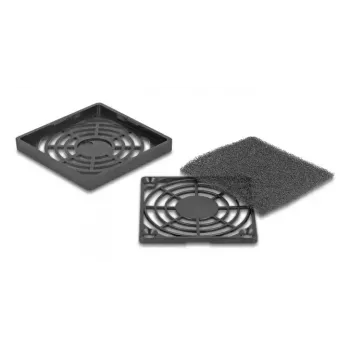 DeLOCK 67310 ventilācijas režģis ABS melns 64mm 50x50mm