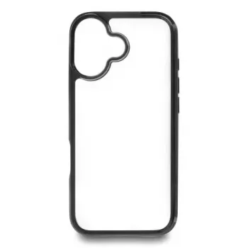 Aizsargmaciņa iPhone 17 DELOCK, caurspīdīgi melna, 16 cm (6,3 collu) ekrānam
