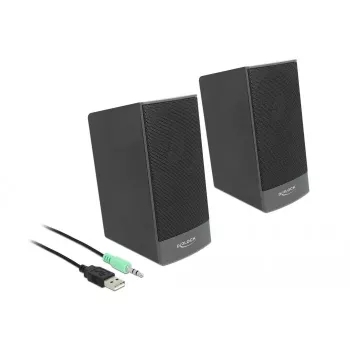 Stereoskaļruņi DELOCK 27001, 2.0, USB barošana