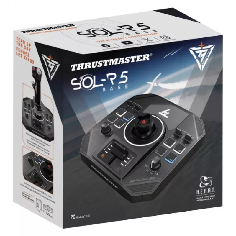 Thrustmaster SOL-R 5 Base joysticka bāze, melna, USB-C