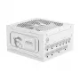 Barošanas bloks MSI MAG A1000GL PCIE5 BALTS 1000 W ATX 24-pin, 80 PLUS Gold, 135 mm ventilators