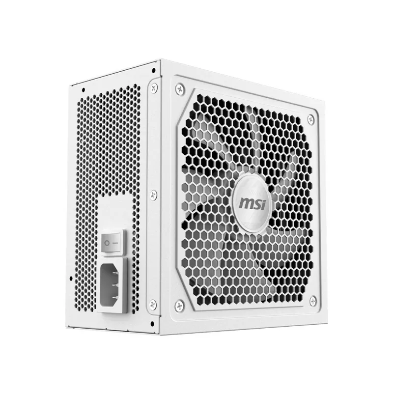 Barošanas bloks MSI MAG A1000GL PCIE5 BALTS 1000 W ATX 24-pin, 80 PLUS Gold, 135 mm ventilators