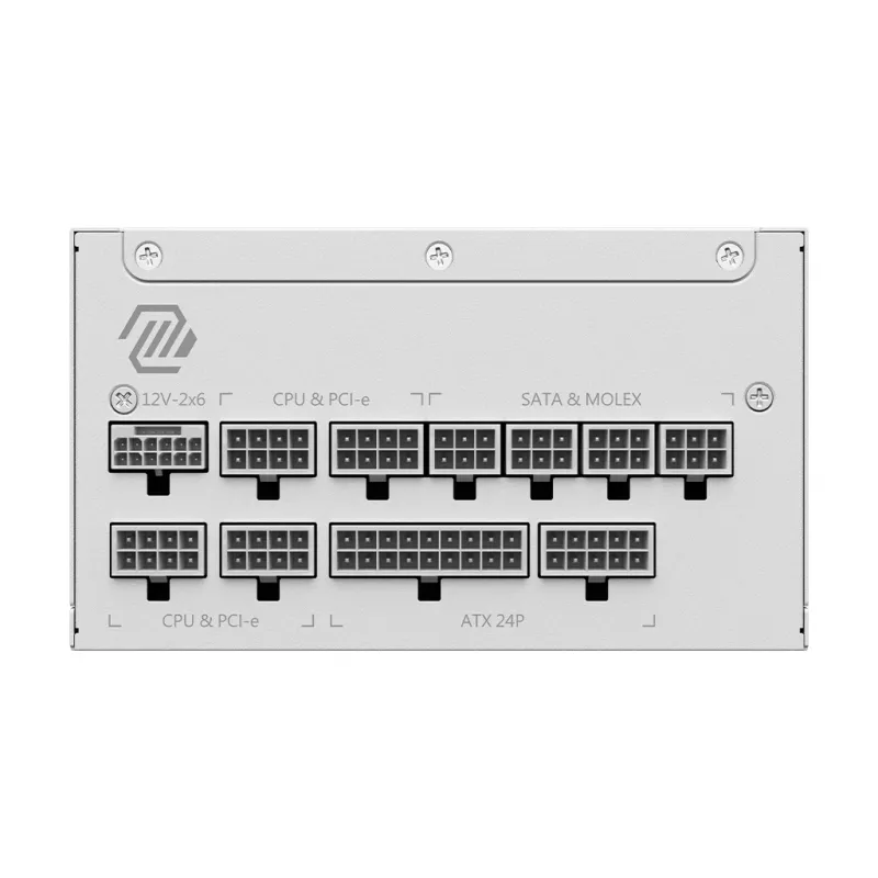 Barošanas bloks MSI MAG A1000GL PCIE5 BALTS 1000 W ATX 24-pin, 80 PLUS Gold, 135 mm ventilators