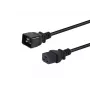 Equip 112130 strāvas kabelis 1.8 m IEC C20 - IEC C19, melns