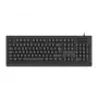CONCEPTRONIC KAYNE01IT USB tastatūra ar viedās ID kartes lasītāju — pilnizmēra 105 taustiņi, itāļu izkārtojums, vadu, 1.5 m kabelis, melna
