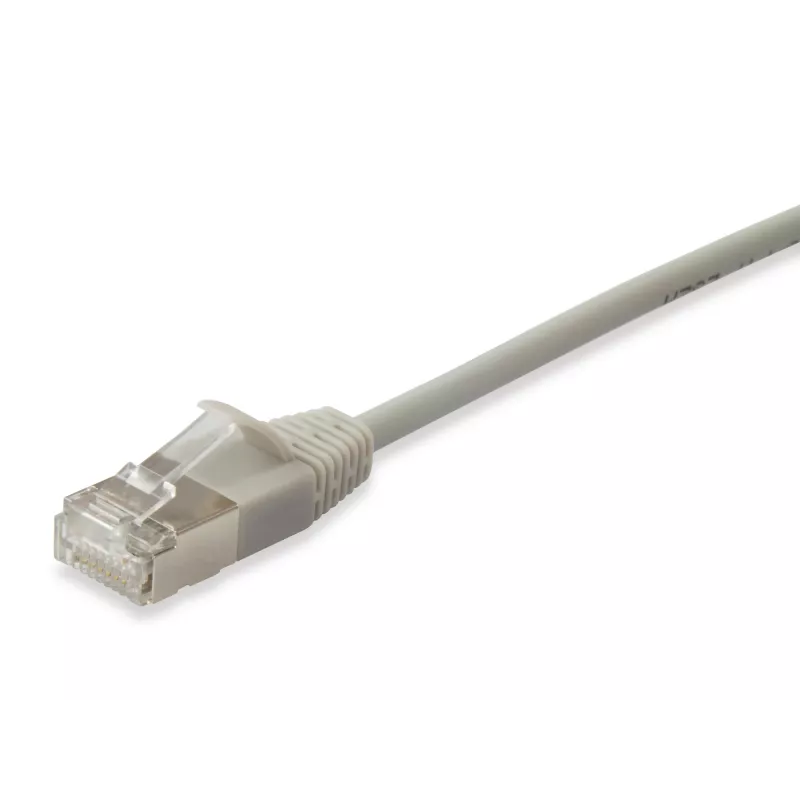 Equip Cat.6A F/FTP Slim Patch Kabelis 0,15m Bēšs 10000 Mbit/s