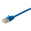 Equip Cat.6A F/FTP Slim Patch kabelis 0,15m Zils 10000 Mbit/s