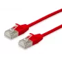 Equip Cat.6A F/FTP plāns lēciena kabelis 0,15m sarkans 10000 Mbit/s