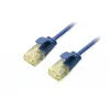 Equip Cat.6A U/UTP Slim Patch kabelis, 1,5 m, zils