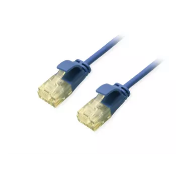 Equip Cat.6A U/UTP Slīpais Patch Kabelis 2.0m Zils 10000 Mbit/s