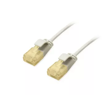 Equip Cat.6A U/UTP Slim Patch Kabelis 1,0m Pelēks 10000 Mbit/s