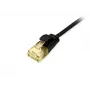 Equip Cat.6A U/UTP plānais tīkla kabelis, 5,0 m, melns