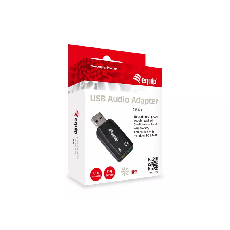 USB audio adapteris Equip 245320