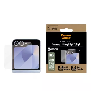 PanzerGlass ® Ekrāna aizsargs Samsung Galaxy Z Flip7 FE | Flip6 | Classic Fit